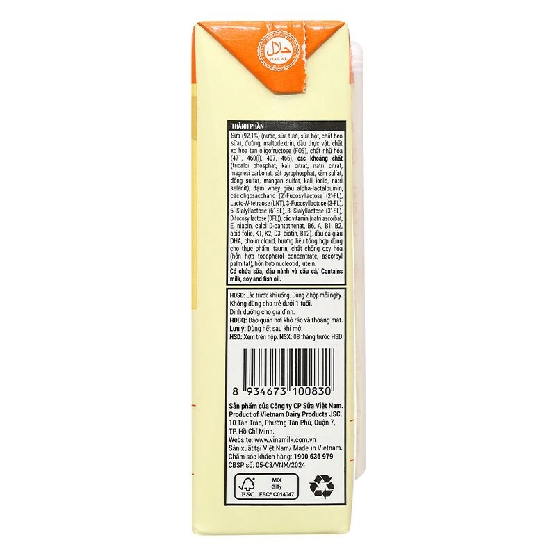 Thùng 48 hộp sữa pha sẵn Optimum Gold 180 ml (từ 1 tuổi) - Giao bao bì ngẫu nhiên 25