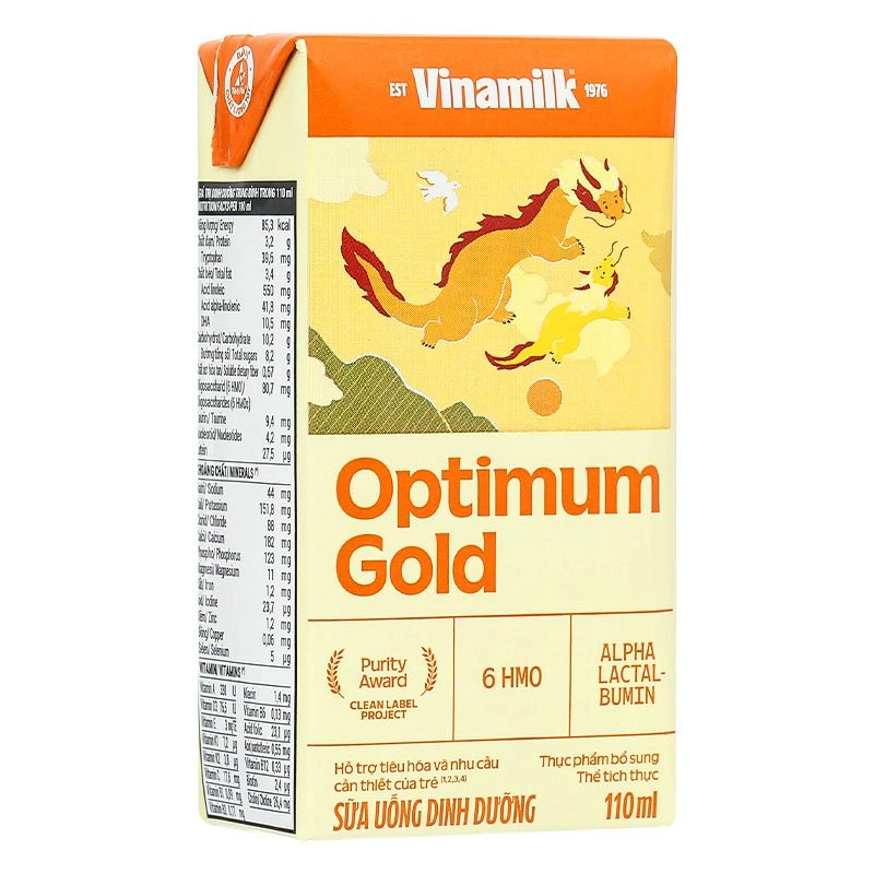Thùng 48 hộp sữa pha sẵn Optimum Gold 110 ml (từ 1 tuổi) - Giao bao bì ngẫu nhiên 11