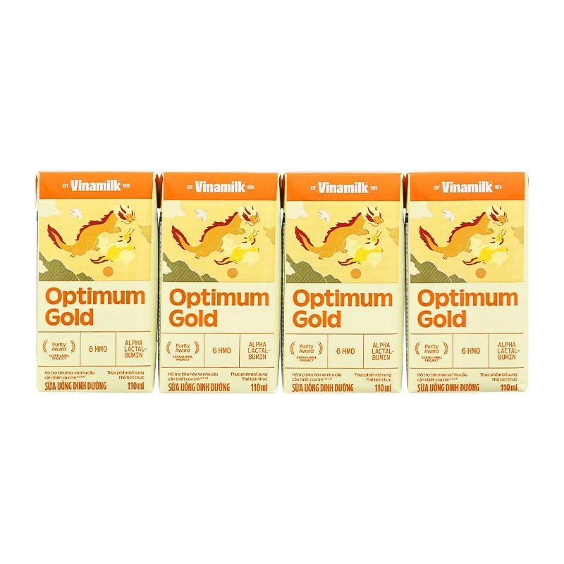 Thùng 48 hộp sữa pha sẵn Optimum Gold 110 ml (từ 1 tuổi) - Giao bao bì ngẫu nhiên 9