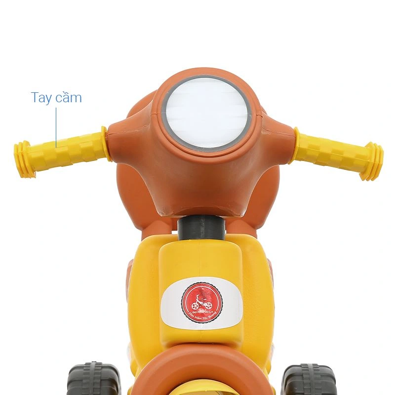 Xe 3 bánh Đại Phát Tài dựa lưng 7 inch 6