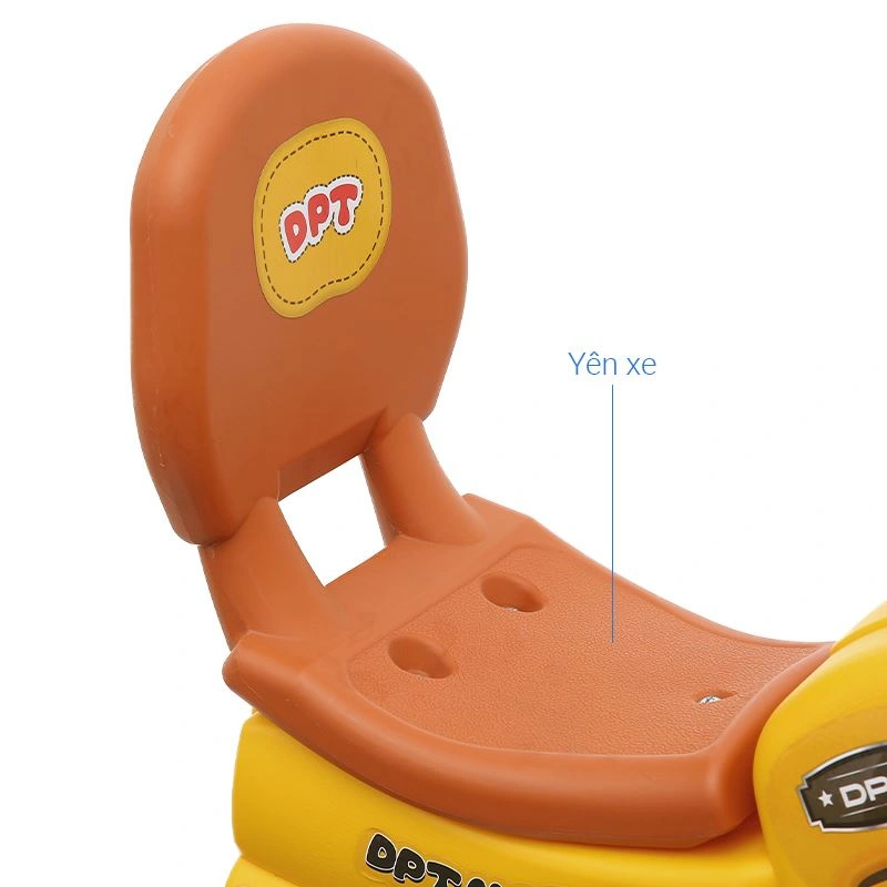 Xe 3 bánh Đại Phát Tài dựa lưng 7 inch 7