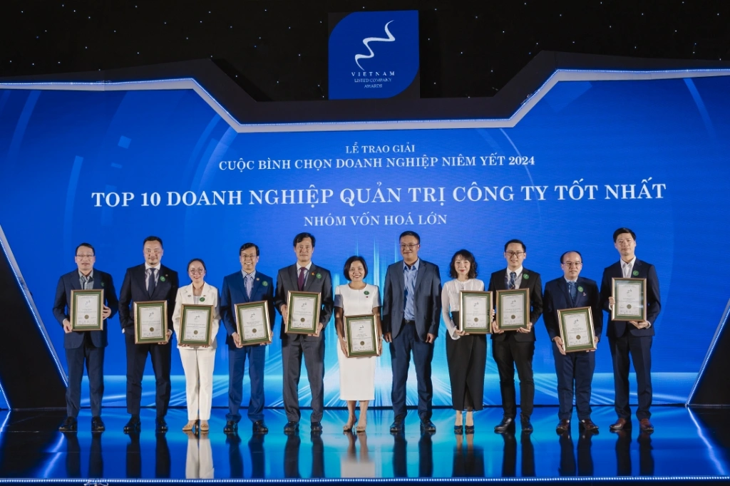 MWG tiep tuc duoc vinh danh trong Top 10 doanh nghiep quan tri tot nhat nam 2024