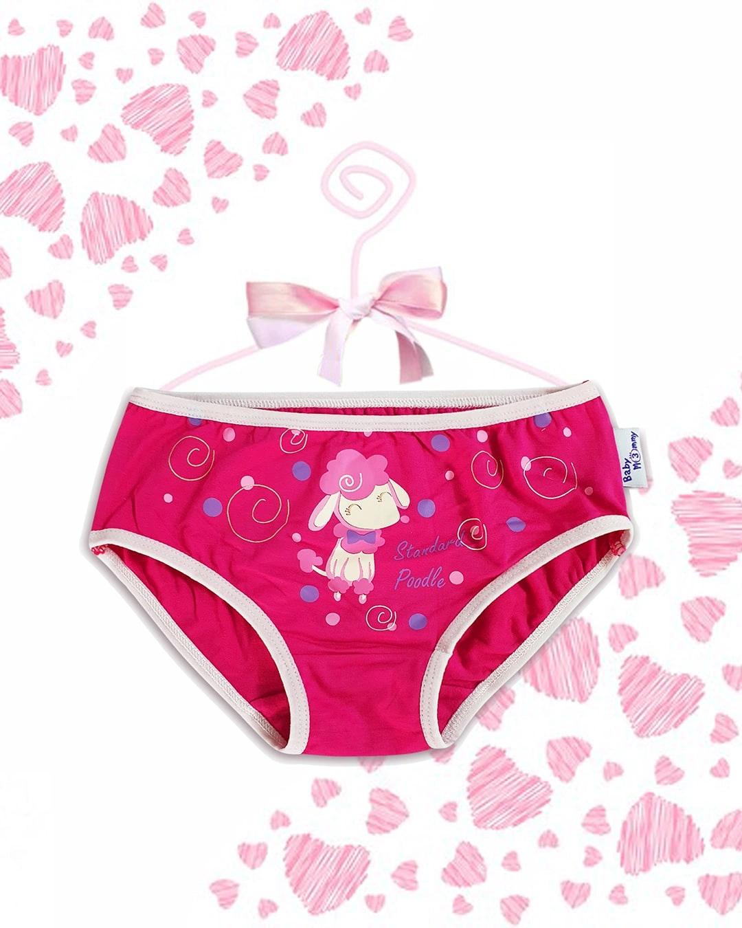 Quần sịp viền thun bé gái Babymommy Size 2 - Quà 3