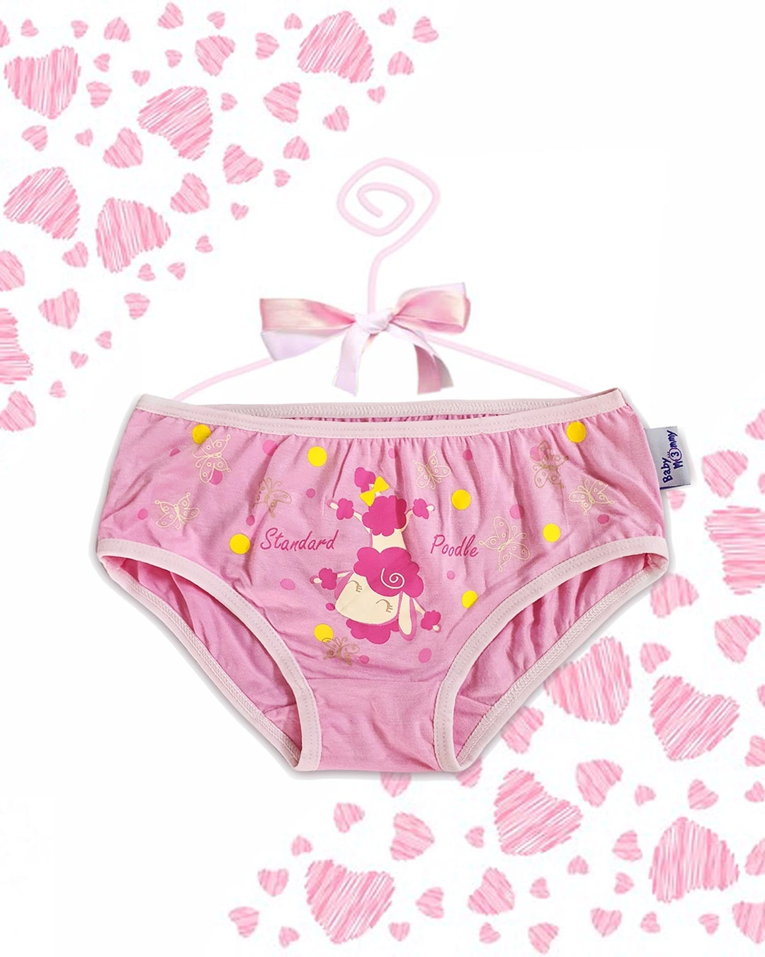 Quần sịp viền thun bé gái Babymommy Size 2 - Quà 4