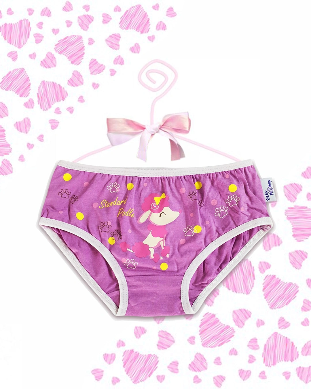 Quần sịp viền thun bé gái Babymommy Size 2 - Quà 5