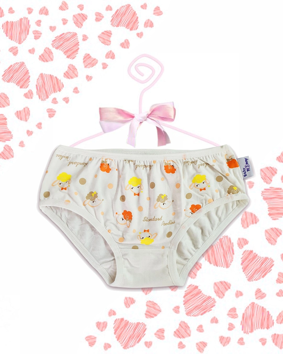 Quần sịp viền thun bé gái Babymommy Size 2 - Quà 6