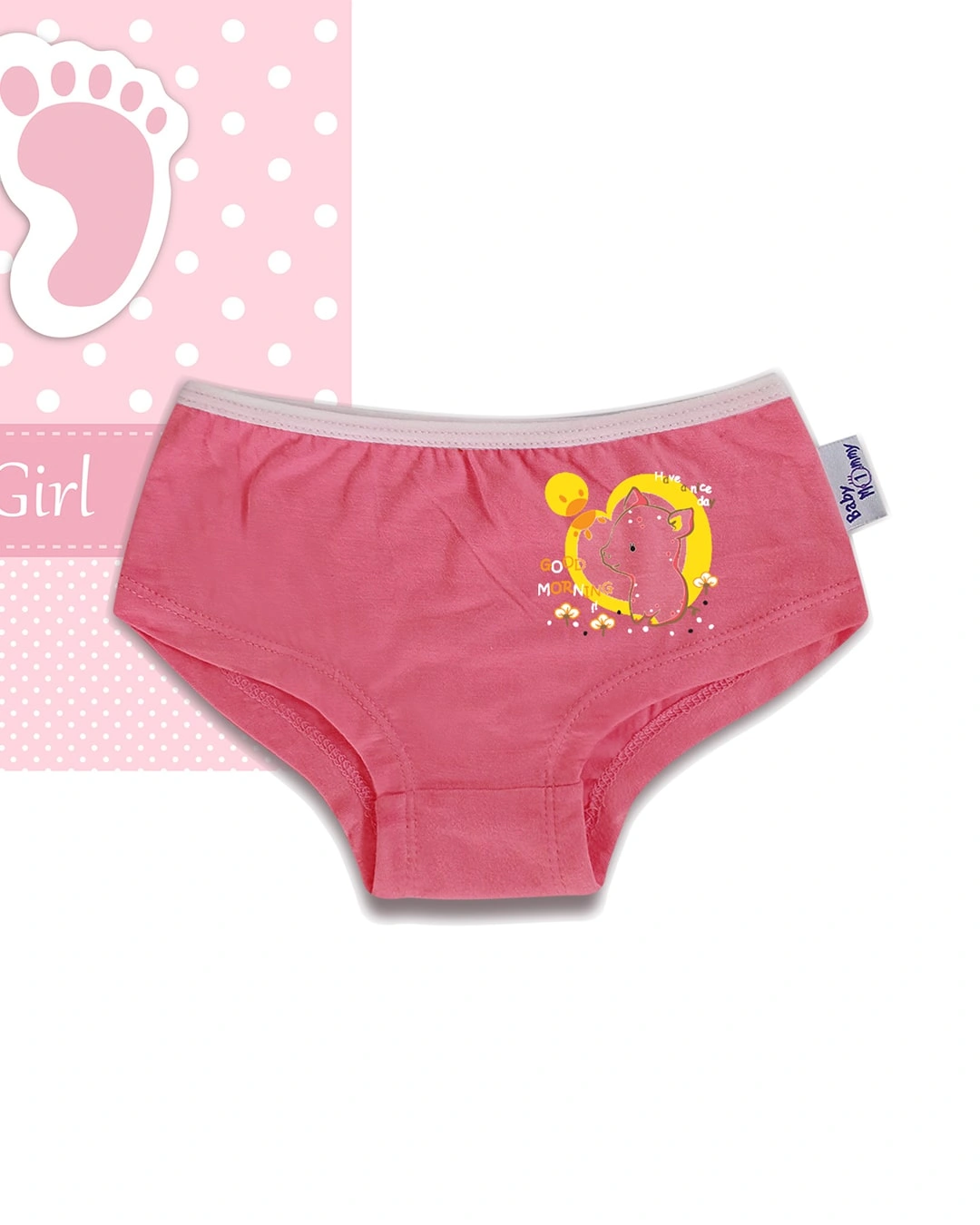Quần sịp bé gái boyshorts Babymommy Size 7 - Quà 2