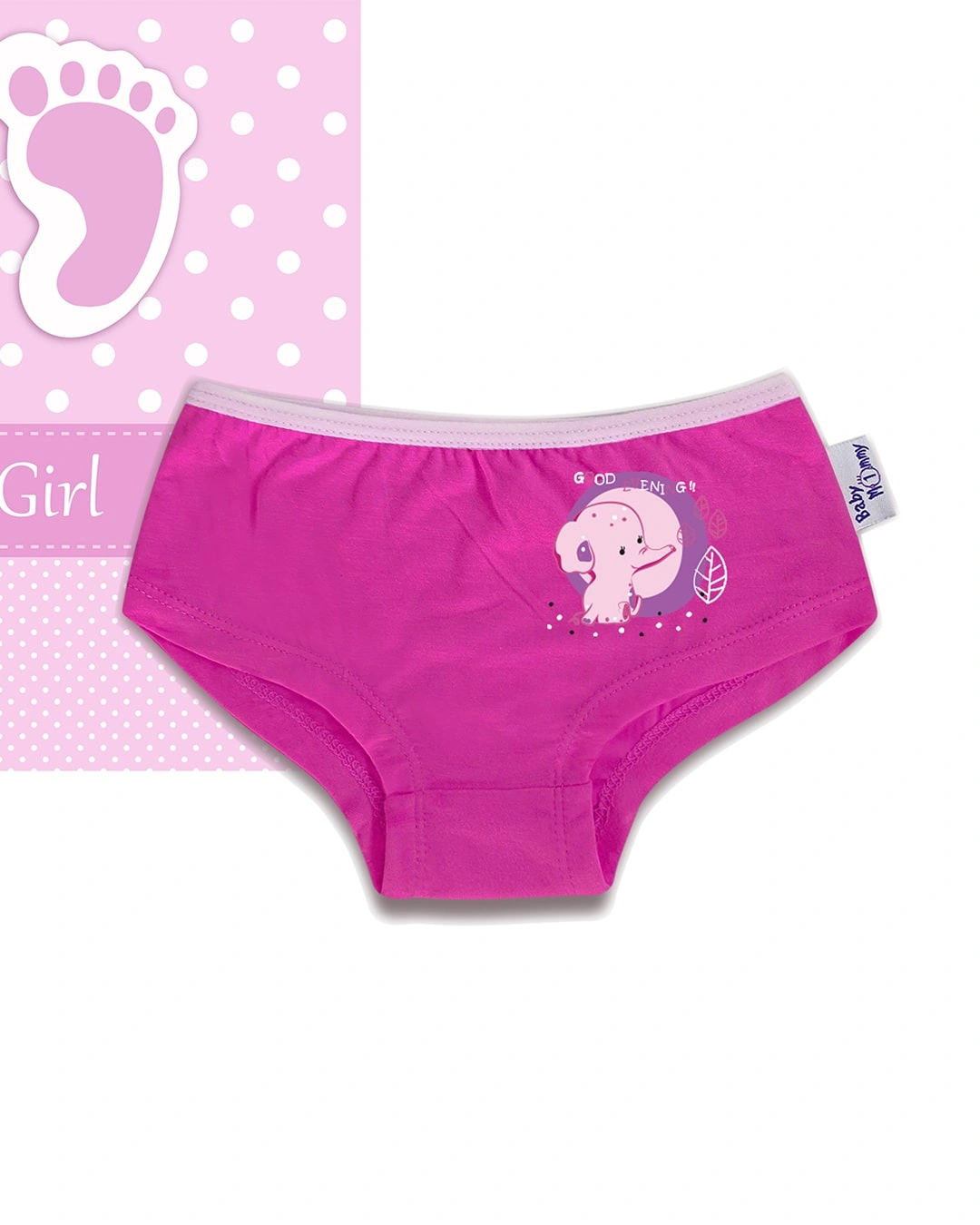 Quần sịp bé gái boyshorts Babymommy Size 7 - Quà 3