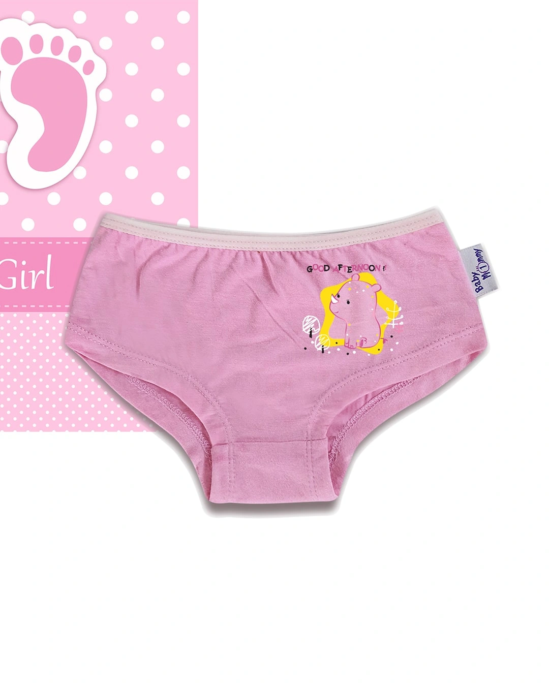 Quần sịp bé gái boyshorts Babymommy Size 7 - Quà 4