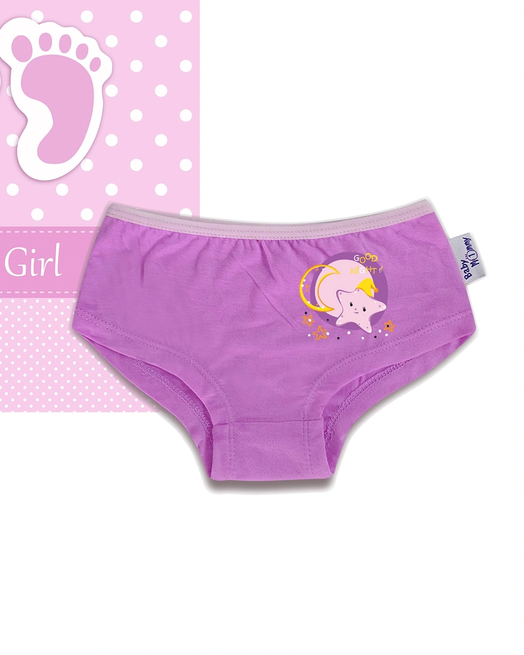 Quần sịp bé gái boyshorts Babymommy Size 7 - Quà 5