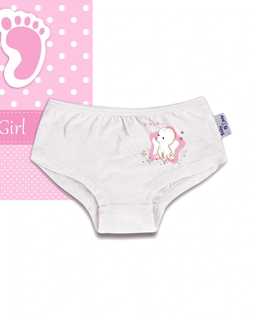 Quần sịp bé gái boyshorts Babymommy Size 7 - Quà 6