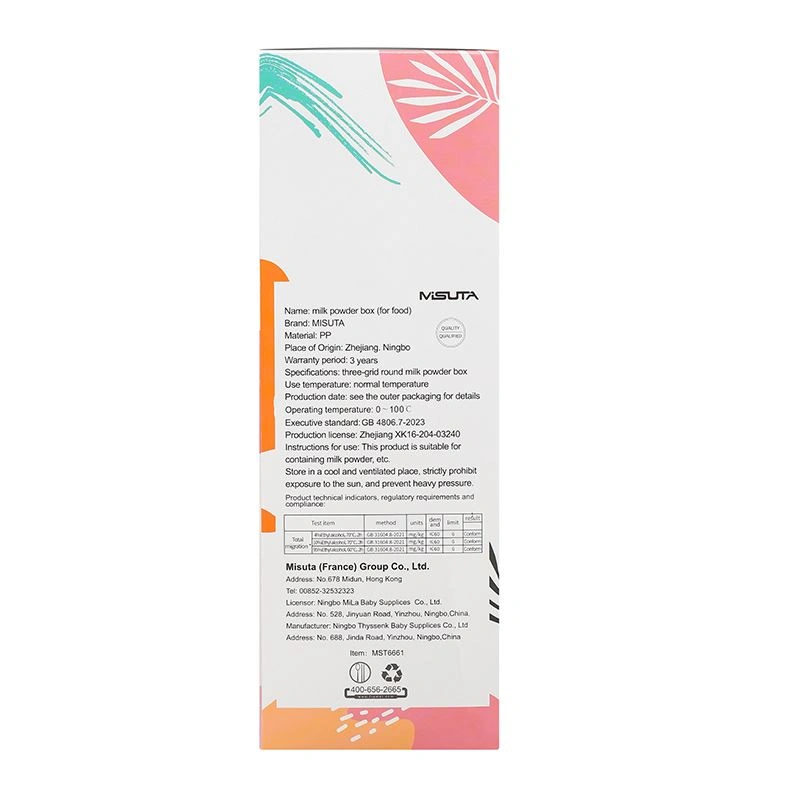 3 hộp chia sữa bằng nhựa PP Misuta - Màu ngẫu nhiên 11