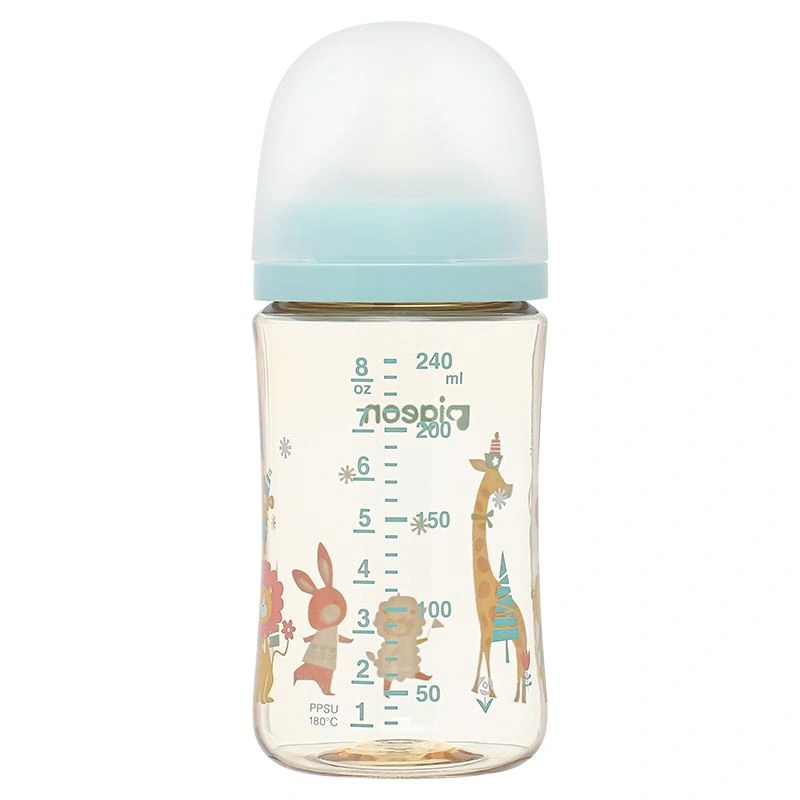 Bình sữa nhựa PPSU Pigeon Plus WN3 cổ rộng 240 ml (từ 3 tháng) 2