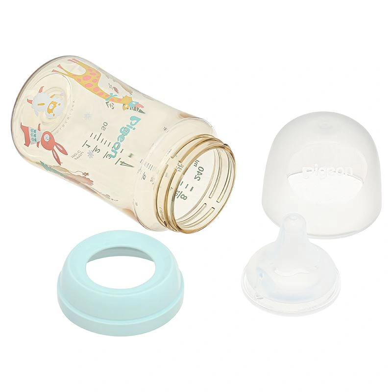 Bình sữa nhựa PPSU Pigeon Plus WN3 cổ rộng 240 ml (từ 3 tháng) 4