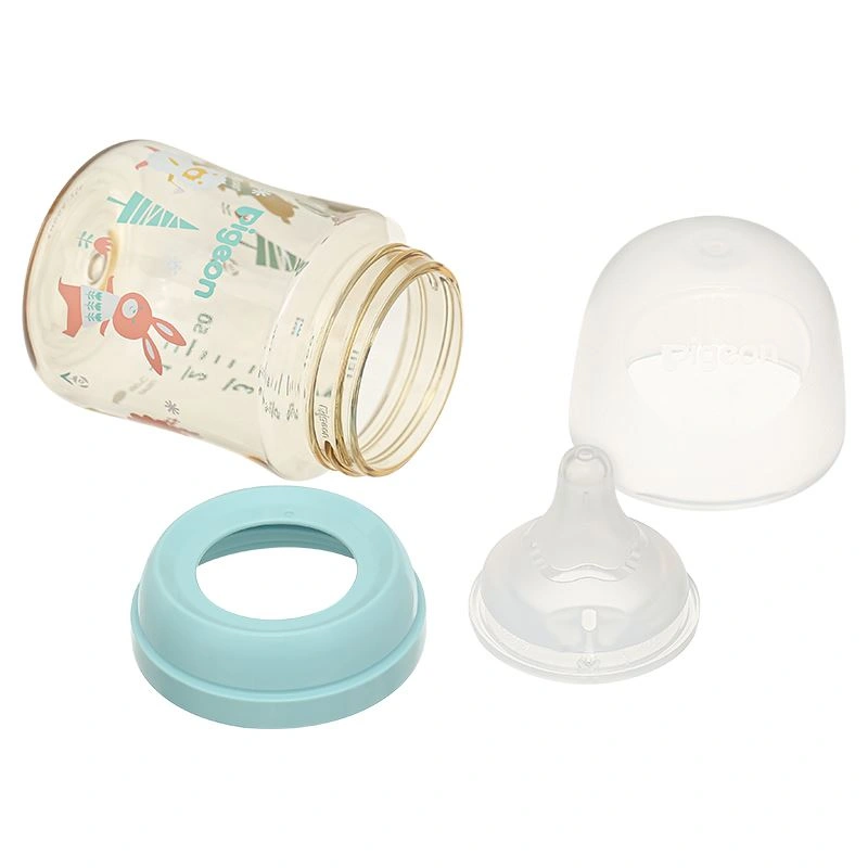Bình sữa nhựa PPSU Pigeon Plus WN3 cổ rộng 240 ml (từ 3 tháng) 17