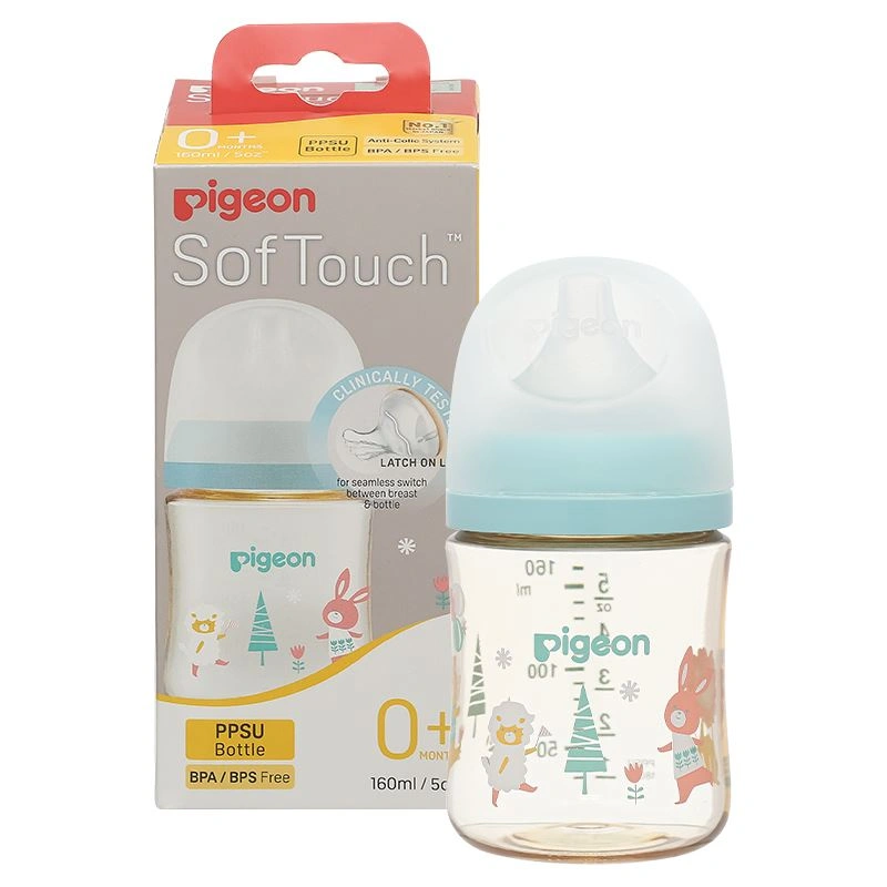 Bình sữa nhựa PPSU Pigeon Plus WN3 cổ rộng 240 ml (từ 3 tháng) 22