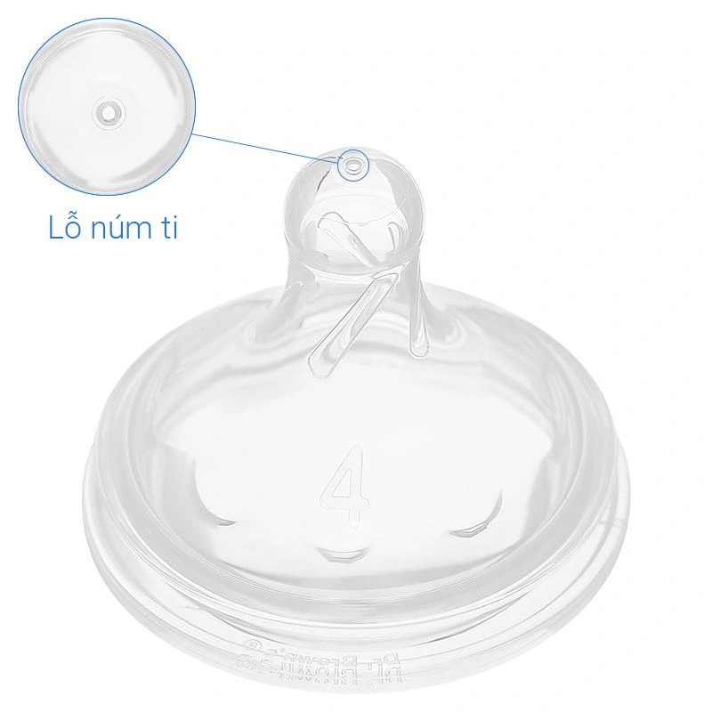 Bộ 2 núm ti Dr.Brown's cổ rộng size 4 (từ 9 tháng) - Giao ngẫu nhiên 8