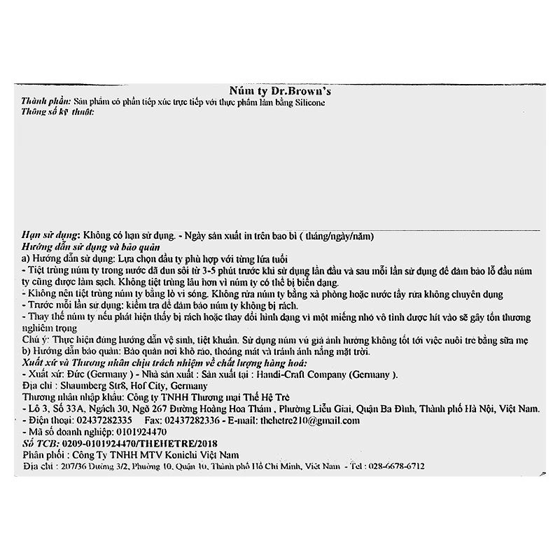 Bộ 2 núm ti Dr.Brown's cổ rộng size 4 (từ 9 tháng) - Giao ngẫu nhiên 9