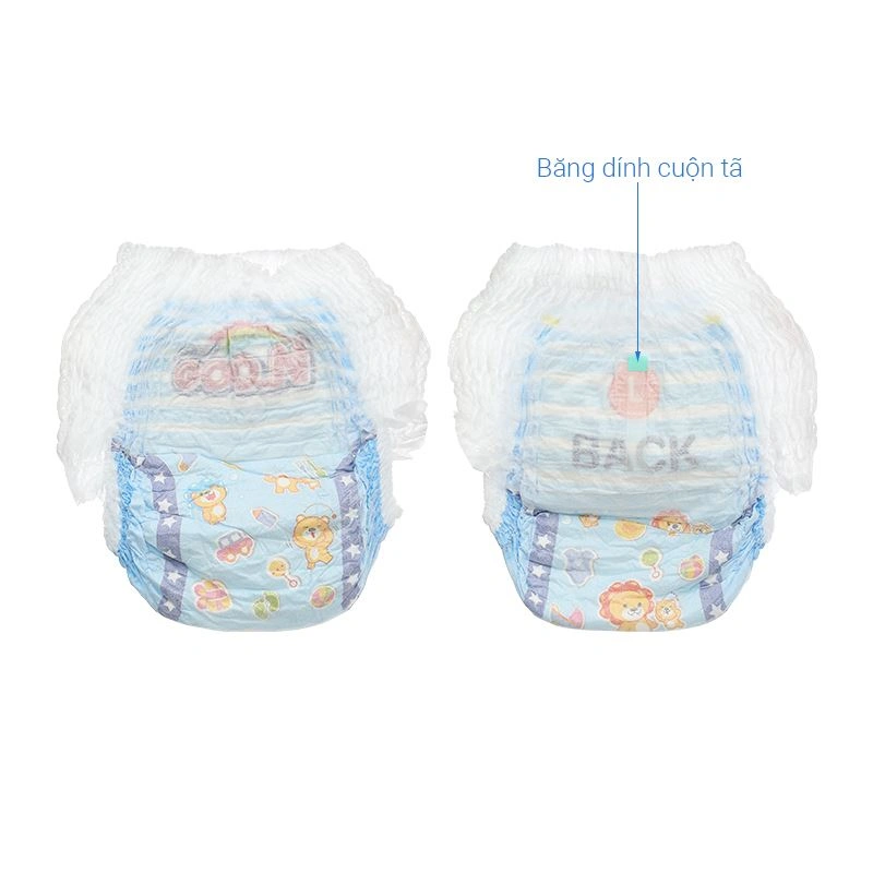 Combo 2 tã quần GOO.N Slim size L 46 + 4 miếng/bịch (9 - 14 kg) - Giao bao bì ngẫu nhiên 9