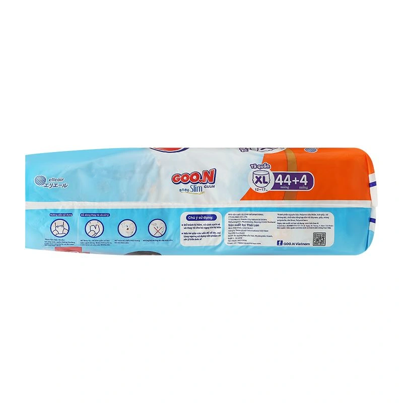 Combo 2 tã quần GOO.N Slim size XL 44 + 4 miếng/bịch (12 - 17 kg) - Giao bao bì ngẫu nhiên 6