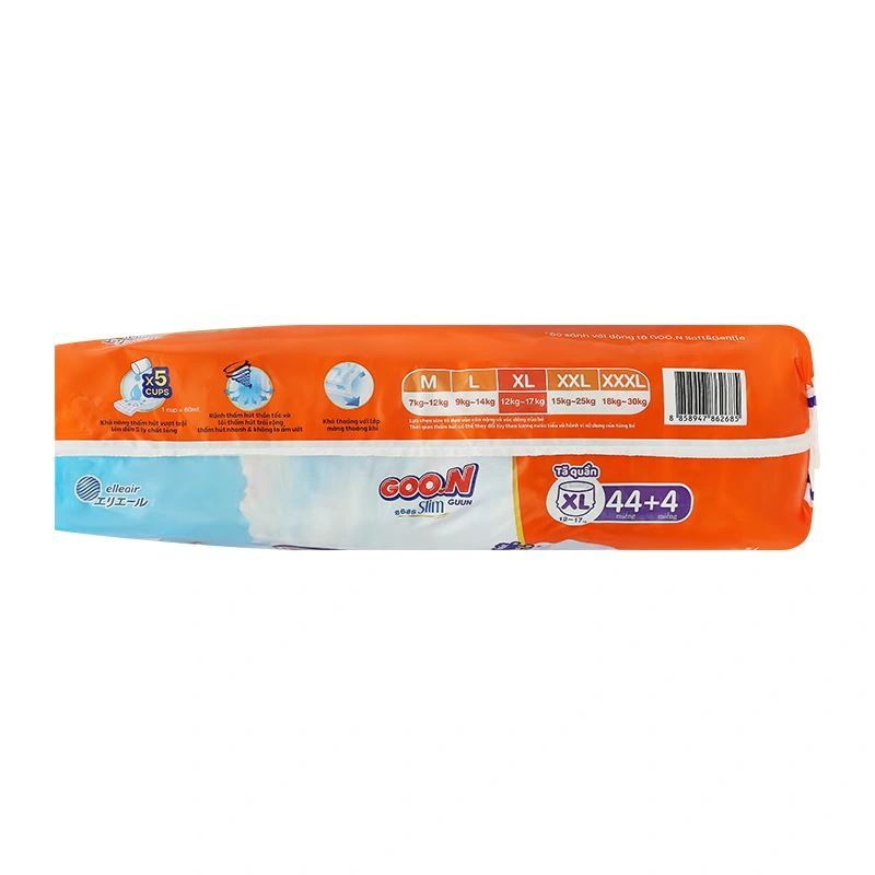 Combo 2 tã quần GOO.N Slim size XL 44 + 4 miếng/bịch (12 - 17 kg) - Giao bao bì ngẫu nhiên 7