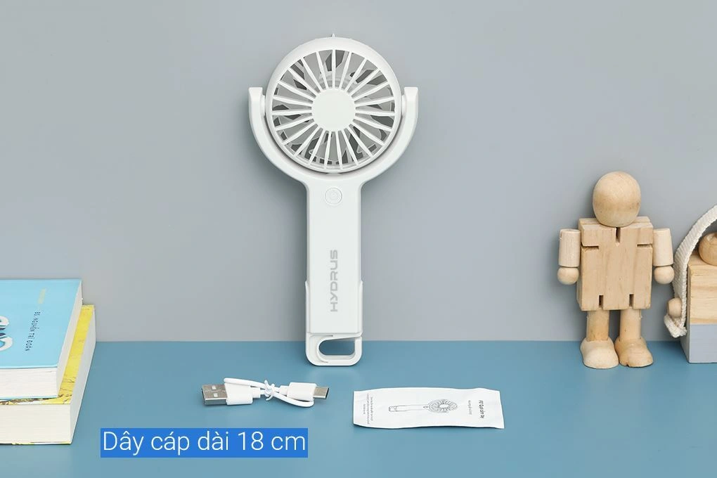 Quạt cầm tay mini Hydrus JF-07 - Hồng 25