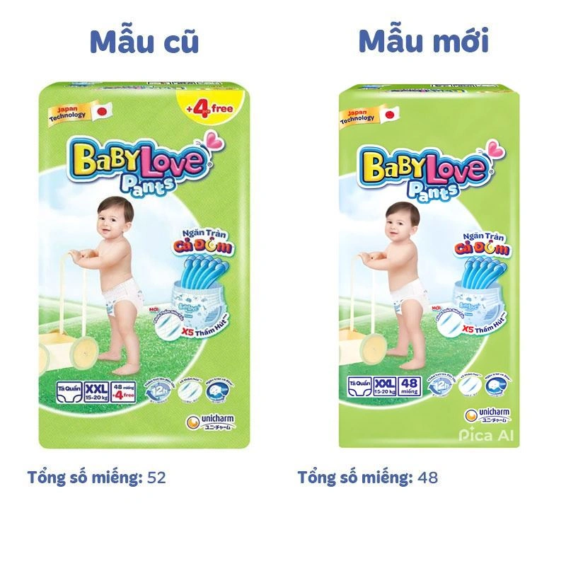 Tã quần BabyLove size L 48 miếng (9 - 14 kg) - Giao bao bì ngẫu nhiên 28