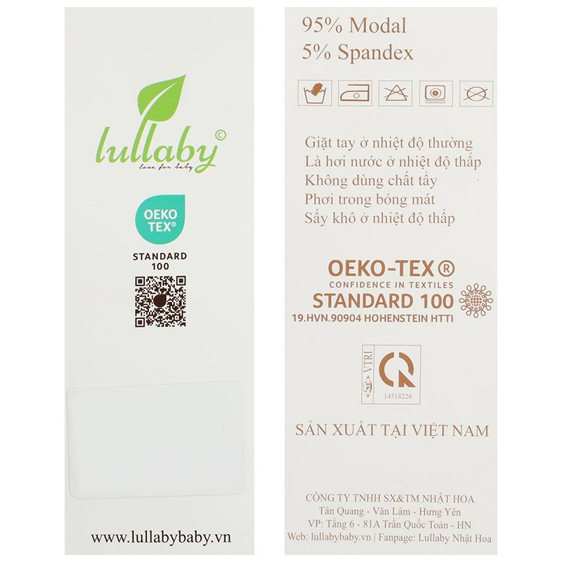 Bộ tay dài cài giữa Lullaby NH337N màu be 27