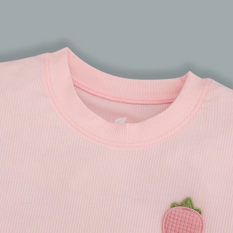 Bộ tay ngắn bé gái Lullaby NH395N màu cam 16