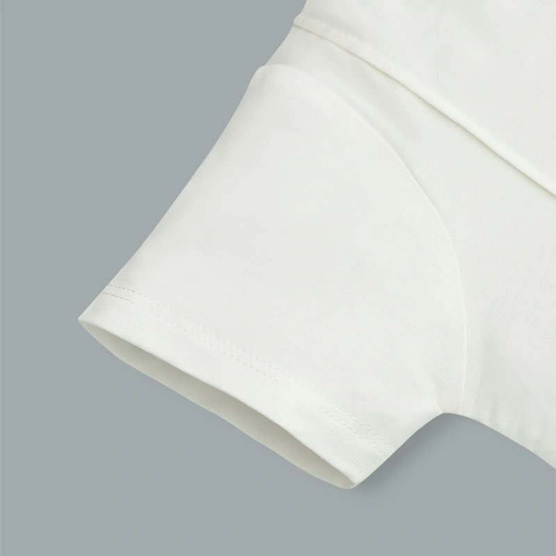 Bộ tay ngắn bé trai Lullaby NH385N màu trắng - xanh dương 5