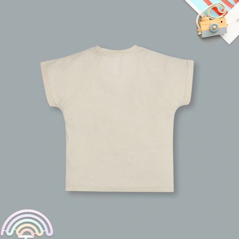 Bộ tay ngắn bé trai Lullaby NH394N màu be 3