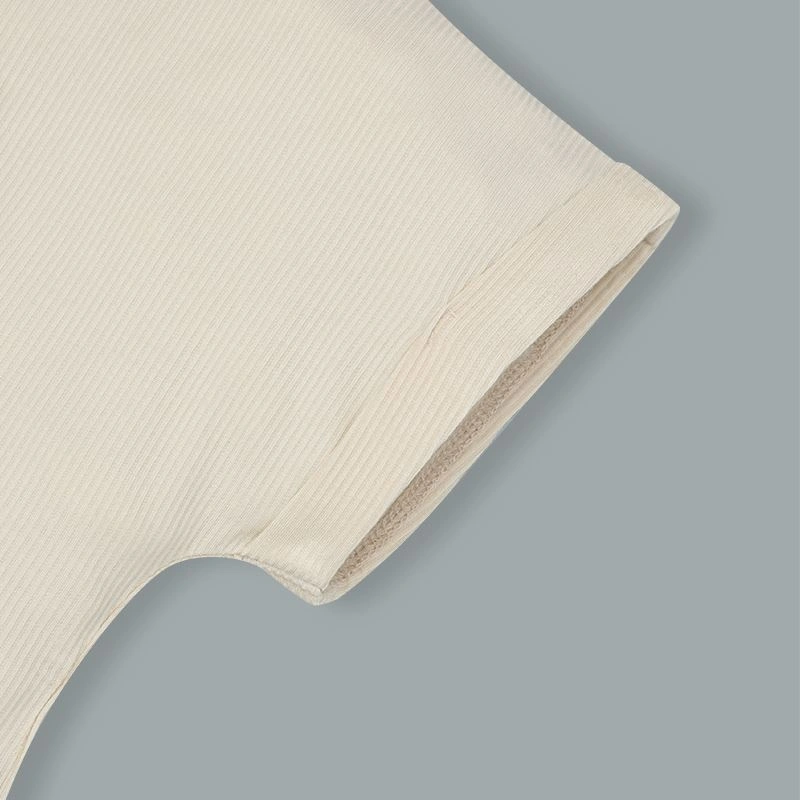 Bộ tay ngắn bé trai Lullaby NH394N màu be 5