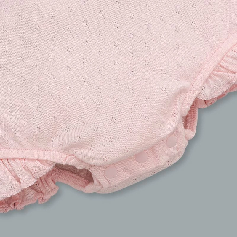 Bodysuit sát nách bé gái Lullaby NH376N màu hồng 5