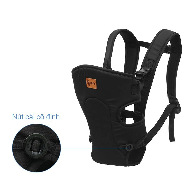 Địu em bé 3 tư thế Galena GA-C02 - Màu đen (3 - 14 tháng) 5