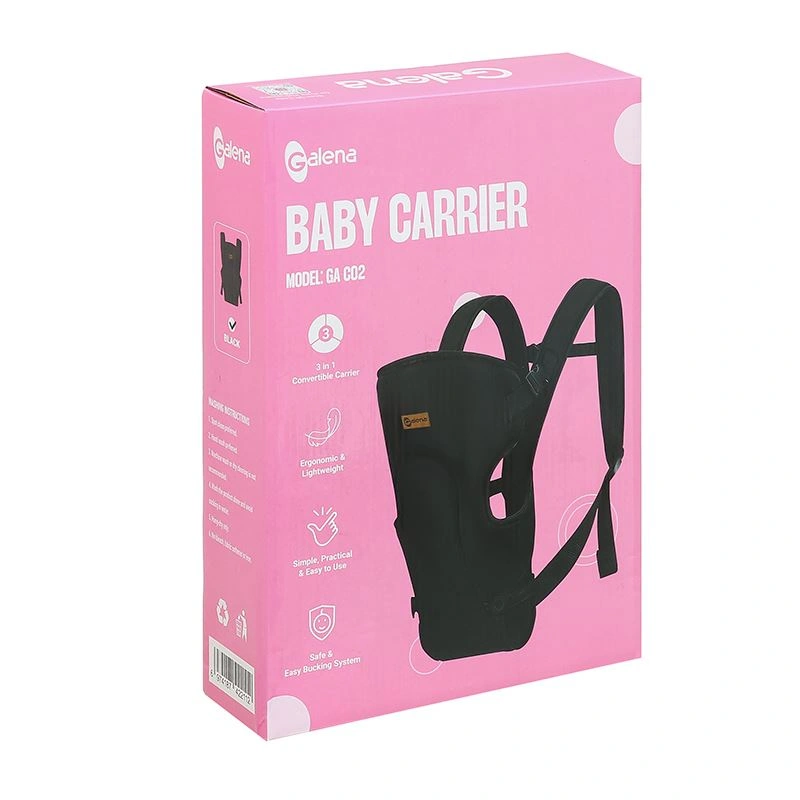 Địu em bé 3 tư thế Galena GA-C02 - Màu đen (3 - 14 tháng) 7