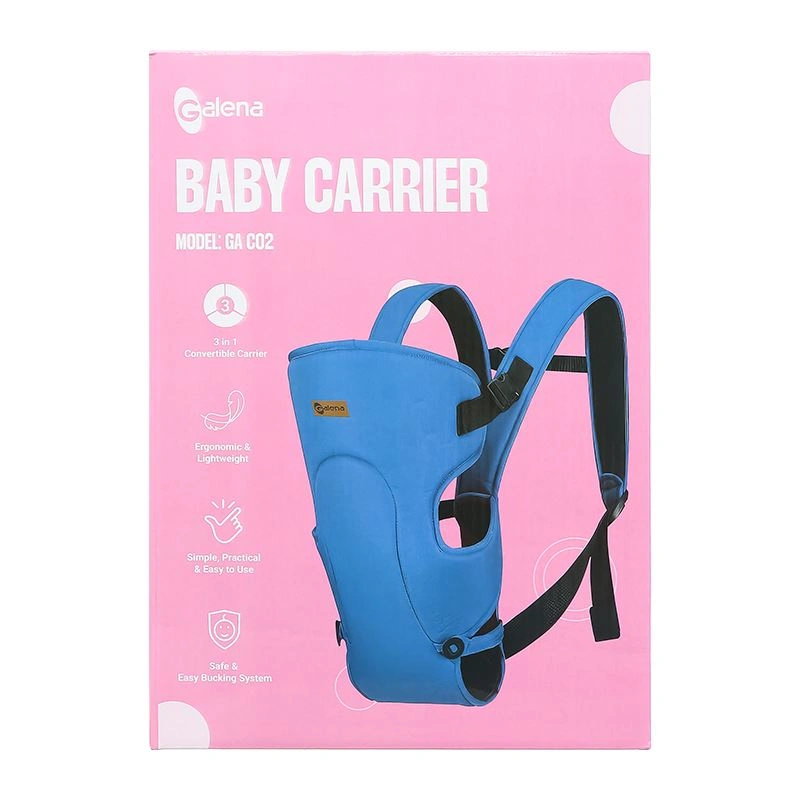 Địu em bé 3 tư thế Galena GA-C02 - Màu đen (3 - 14 tháng) 19