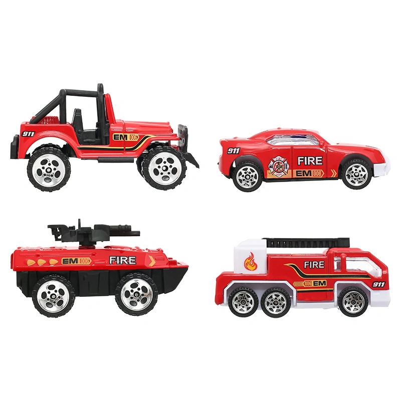 Đồ chơi bộ 4 xe cảnh sát six-six-Zero 660-A130 32