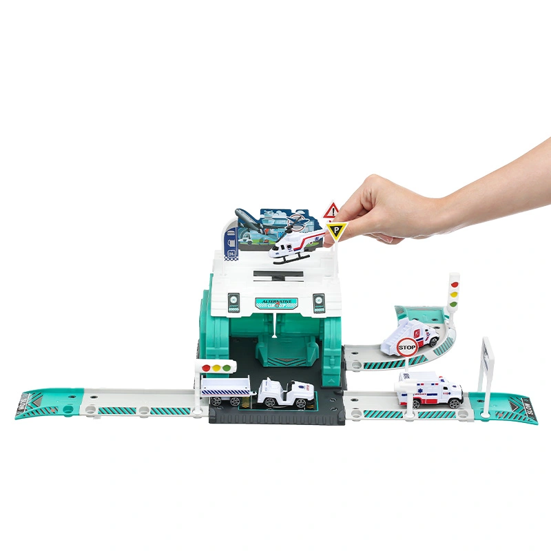 Đồ chơi trạm xe đô thị six-six-Zero 660-S107 (42 chi tiết) 30