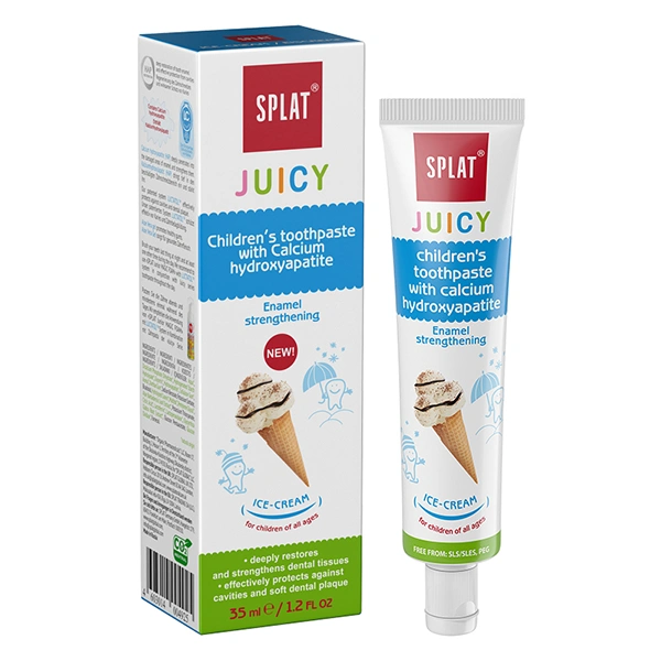 Kem đánh răng cho bé Splat Juicy Ice Cream hương kem 35 ml 1