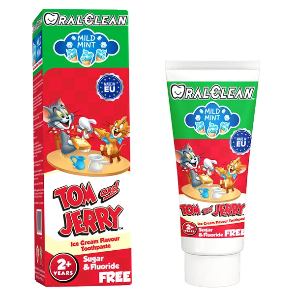 Kem đánh răng cho bé từ 2 tuổi Oral Clean hương kem bạc hà 75 ml 1
