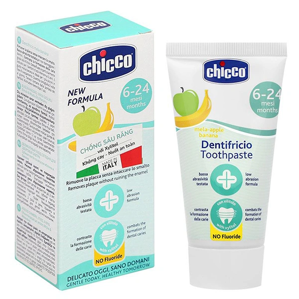 Kem đánh răng cho bé Chicco (mẫu mới)
