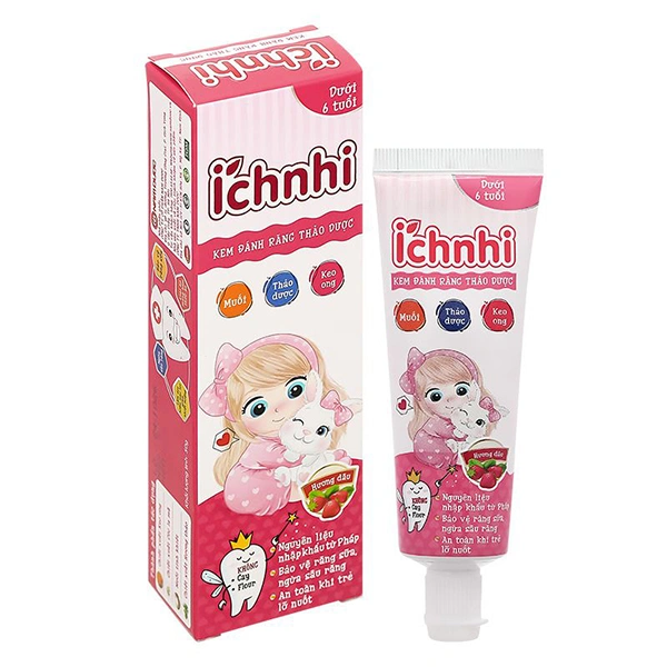 Kem đánh răng thảo dược cho bé Ích Nhi