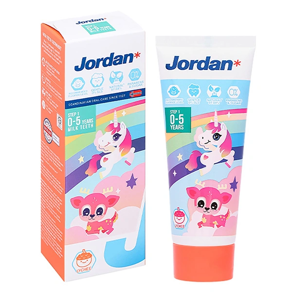 Kem đánh răng cho bé Jordan - Giao bao bì ngẫu nhiên