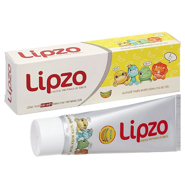 Kem đánh răng cho bé Lipzo