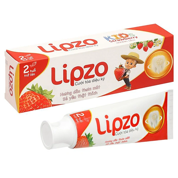 Kem đánh răng cho bé Lipzo