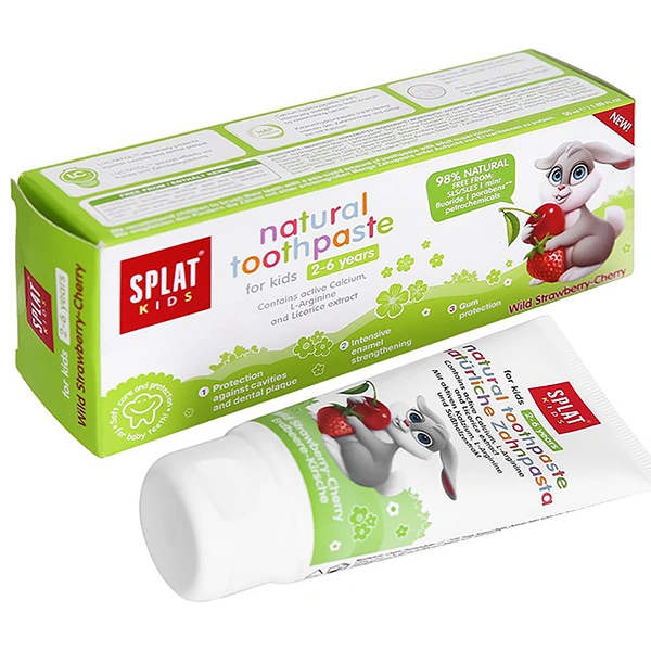 Kem đánh răng cho bé 2 - 6 tuổi Splat Kids hương dâu 50 ml 1