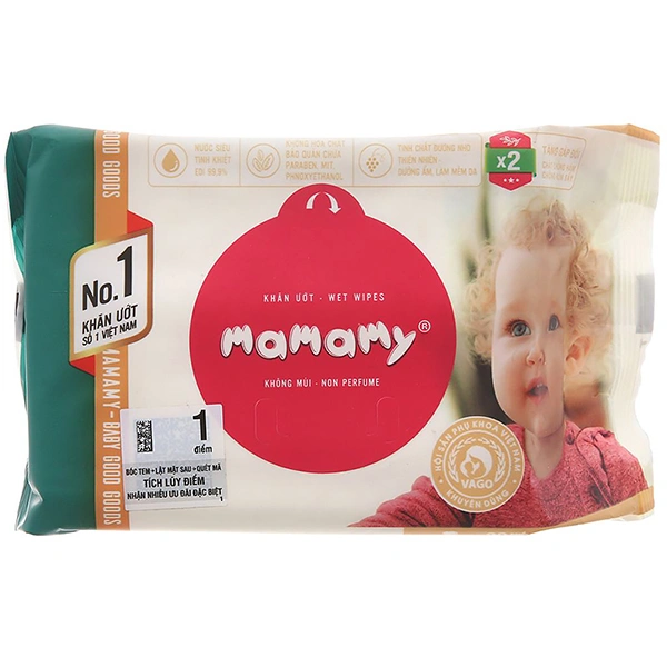 Khăn ướt Mamamy không mùi