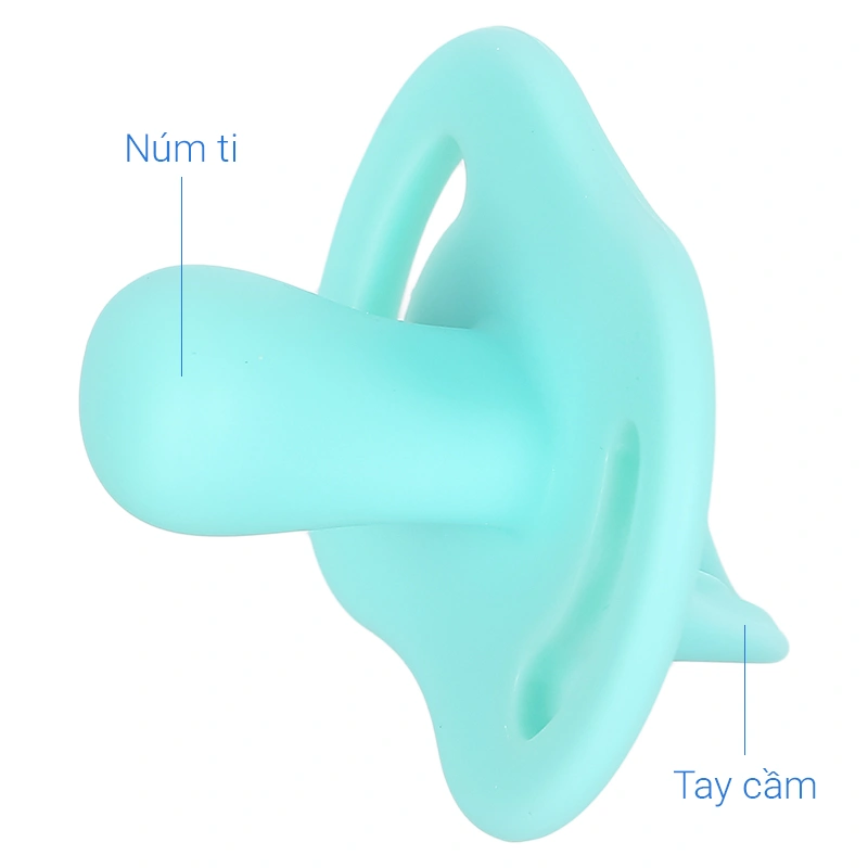 Bộ 2 ti ngậm Tommee Tippee siêu nhẹ Ultra Light StayPut (0 - 6 tháng) - Màu ngẫu nhiên 8