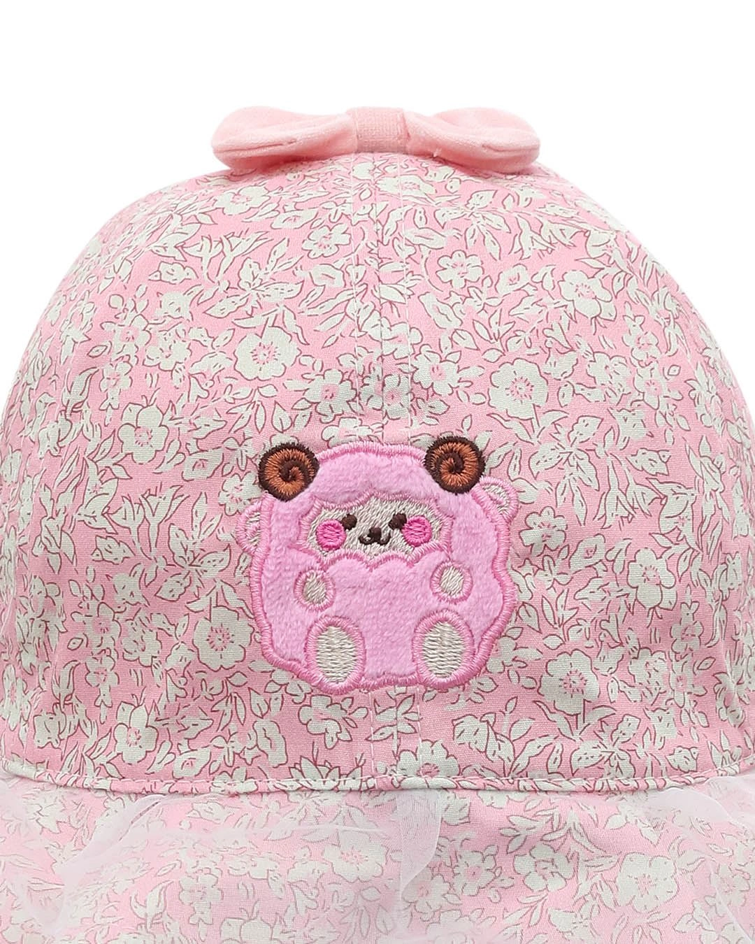 Nón vành cho bé gái Duy Ngọc 3025 màu trắng 13