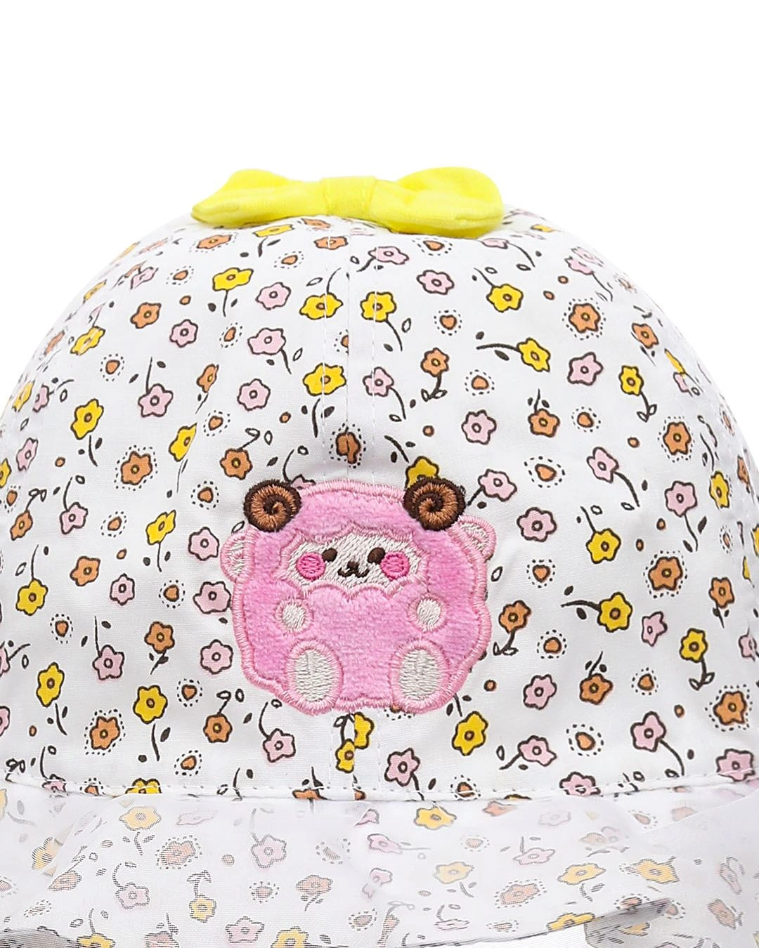 Nón vành cho bé gái Duy Ngọc 3025 màu trắng 6